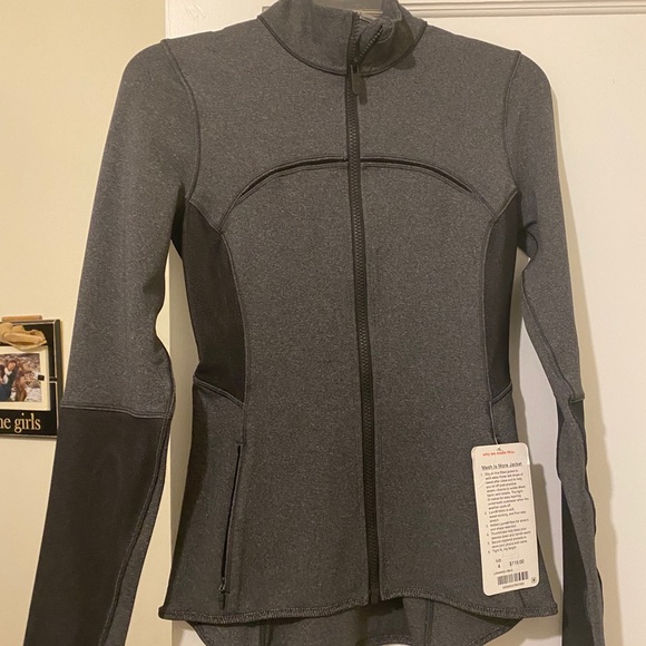 lululemon athletica Jackets & Blazers - Lululemon-Mesh Is More Fitted Jacket- Size 4